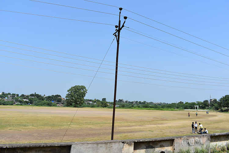 College outdoor sports ground